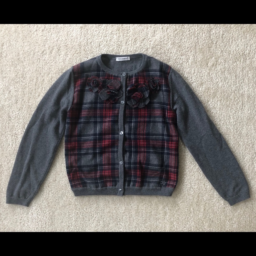Thin wool cardigan for girl